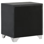 Melody Upholstered 2-drawer Nightstand Grey