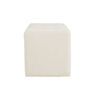 Elegant Soft Close Storage Bench Polyester Upholstery - Cream