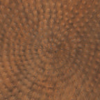 Drum Accent Side Table, Stylish Scalloped Design