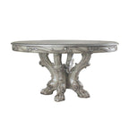 Dresden - Round Pedestal Dining Table - Vintage Bone White
