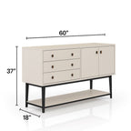 Server With Base - White