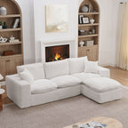 Sectional Sofa With Moveable Ottoman