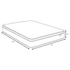 Hayes 11-inch Twin Pillow Top Memory Foam Hybrid Mattress