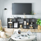 Asymmetrical Display Shelf & Bookcase, 5 Tier
