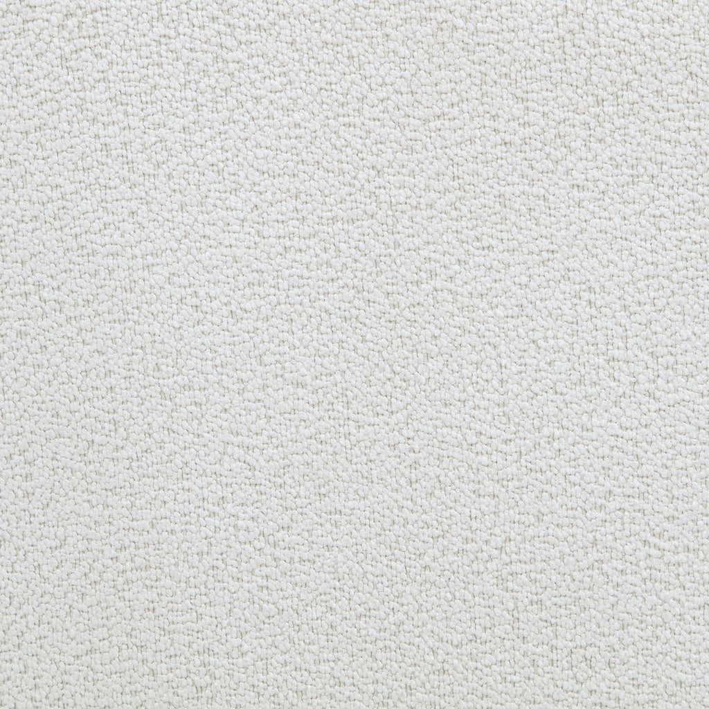 Remuda Boucle Upholstered Round Storage Ottoman Ivory