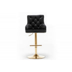 Adjustable Swivel Bar Stool With Nailhead Trim (Set of 2)