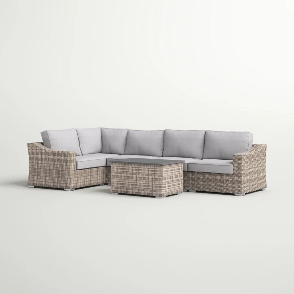 Stylish Sofa Seating Group With Cushions Perfect For Outdoor Gatherings