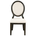 Twyla 5-piece Round Wood Dining Room Table Set Dark Cocoa