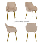 Dining Chair Set For Dining Rooms (Set of 2) - Beige