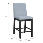 Gathering Height Stool (Set of 2) - Gray