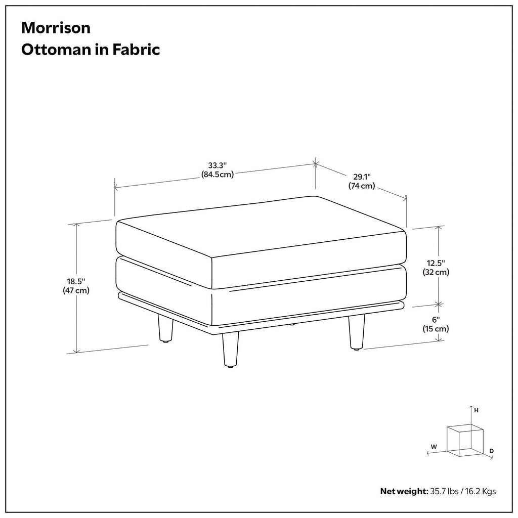 Morrison - Handcrafted Ottoman