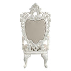 Vanaheim - Arm Chair (Set of 2) - Beige Synthetic Leather & Antique White