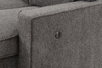 Estelle - Fabric Reversible Sleeper Sectional With Storage Chaise Drop-Down Table 2 Cup Holders And 2 USB Ports