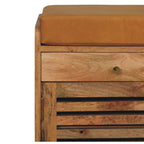 Shutter Shoe Rack With 2 Drawers - Beige