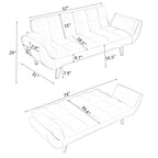Sofa Soft Two Armrests Throw Pillow Pillow Comfortable Fit Apartment Bedroom Small Space