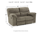 Alphons - Reclining Loveseat