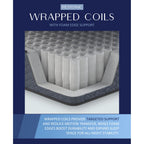 Comfort Care - 15" Euro Top Hybrid Mattress, Plush Comfort