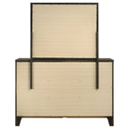 Wilkes 6-drawer Dresser and Mirror Dark Cocoa