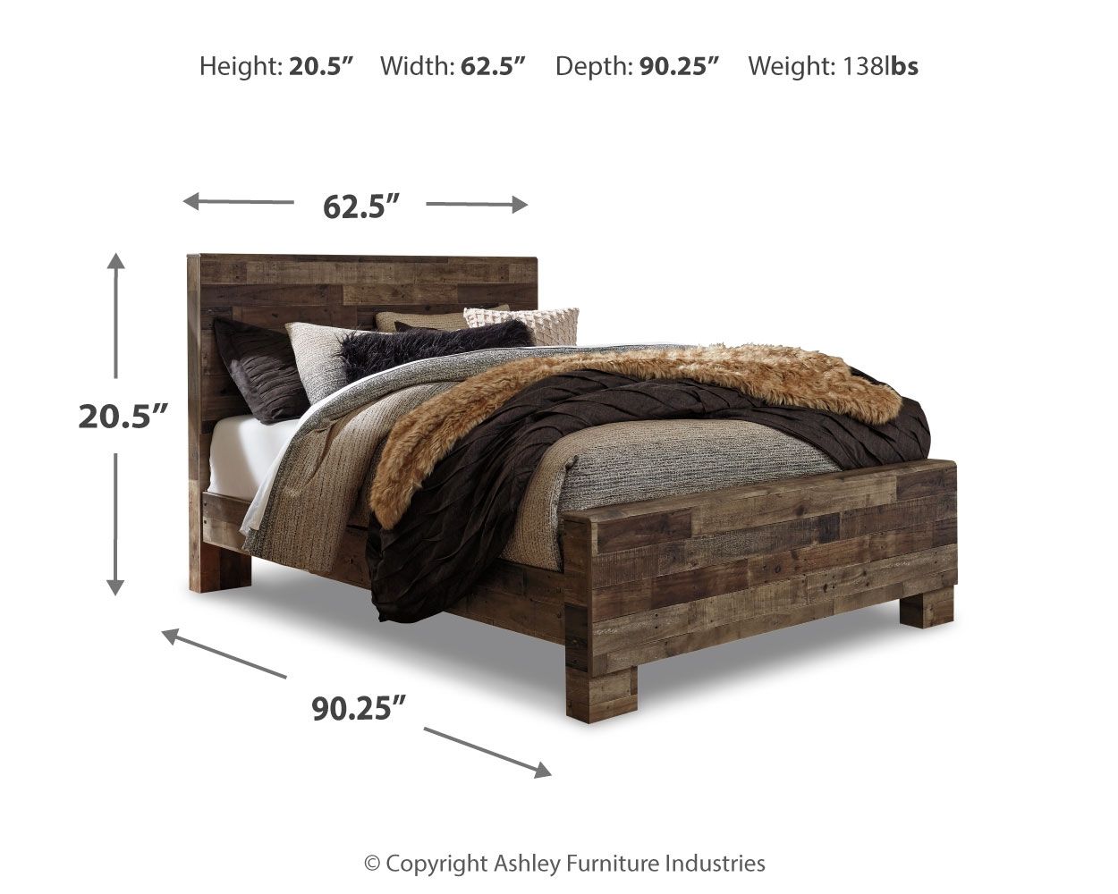 Derekson - Panel Bed