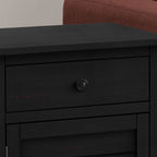 Accent Nightstand, Storage Drawer, Transitional