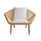 Tectona - Teak Leisure Chair - Natural Wood / Brown
