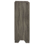 Wright 4-drawer Chest of Drawers Brown Oak