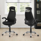 Office Chair, Adjustable Height, Swivel, Ergonomic, Armrests, Contemporary & Modern