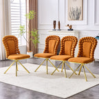 Puffy Bubble, Ball Chain Chair For Dining Room & Kitchen (Set of 2)