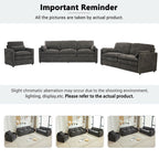 Cozy Upholstered Sofa Set For Living Room