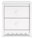 Hallityn - Two Drawer Night Stand - White
