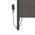 Paloma - Twin Bed With Dual USB Port - Linen