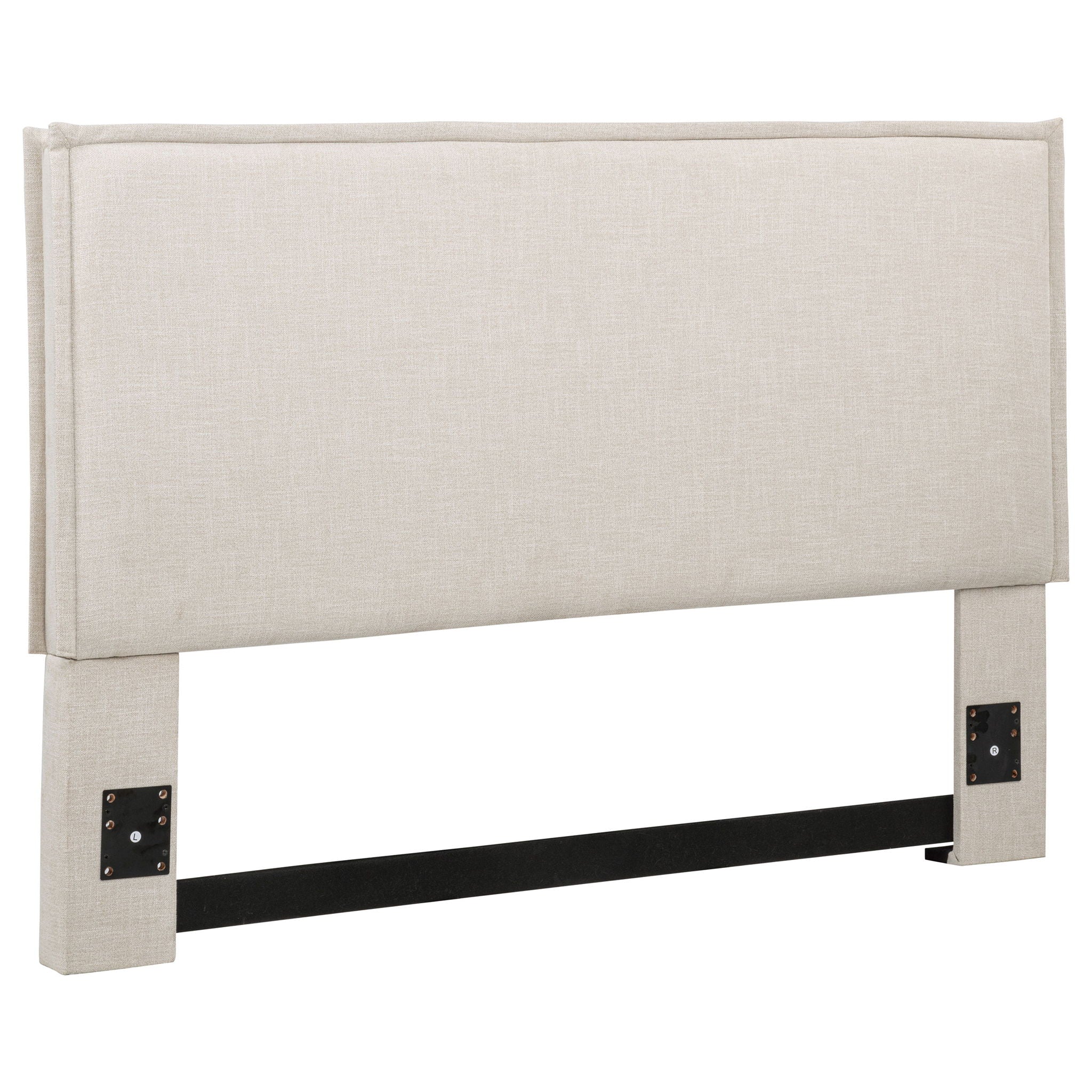 Izzy Upholstered Queen or Full Panel Headboard Sand
