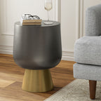 Anthony - Cast Aluminum Side Table - Bronze