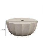 Modern Round Coffee Table For Indoor / Outdoor