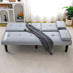 Sofa Bed With Foldable Design And Cup Holder