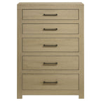 Hendricks 5-drawer Bedroom Chest of Drawers Light Oak