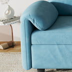 Sofa, Dual Purpose Lounge With Retractable Queen Size Bed