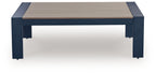 East Beach - Blue - Rectangular Cocktail Table