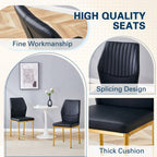 Luxury Simple Chair With Metal Leg