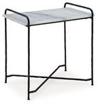 Ashber - Accent Table - White / Black