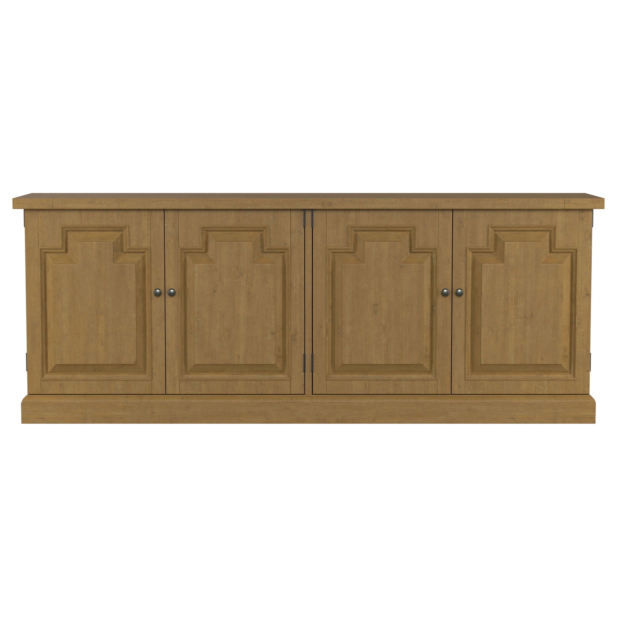 Florence 4-door Dining Sideboard Buffet Cabinet Rustic Honey
