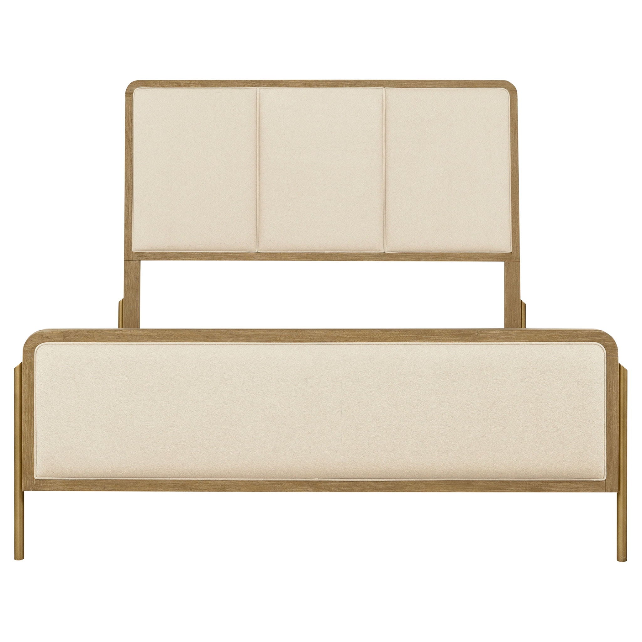 Arini 56-inch California King Panel Bed Cream and Sand Wash