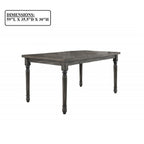 Rectangular Dining Table - Gray