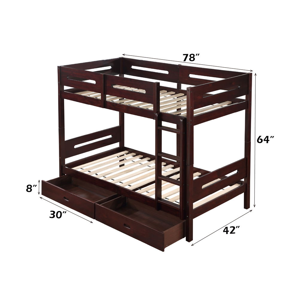 Nissa - Drawers (Set of 2) - Espresso