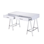 Coleen - High Gloss Writing Desk With USB