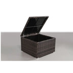 Elegant Outdoor Rattan Wicker 6 Person Seating Group With Cushions