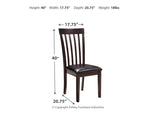 Hammis - Dining UPH Side Chair (Set of 2) - Dark Brown