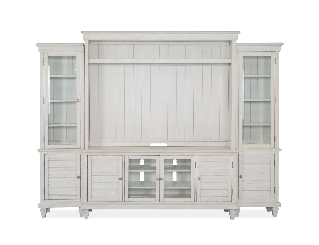 Newport - Wood Hutch - Alabaster