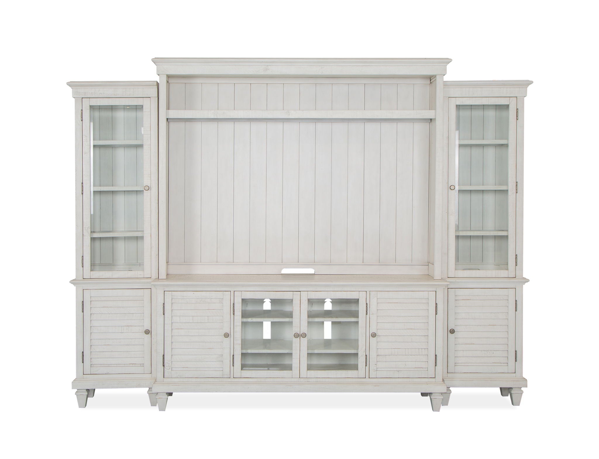 Newport - Entertainment Wall - Alabaster