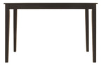 Kimonte - Rectangular Dining Room Table - Dark Brown